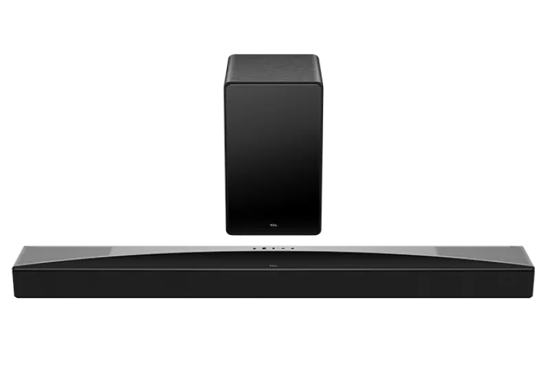 Soundbar TCL Q75H 5.1.2 620W Dolby Atmos subwoofer wireless