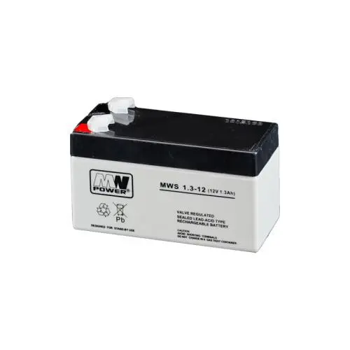 Baterie gel MW Power MWS1-3-6 6V 1.3Ah AGM