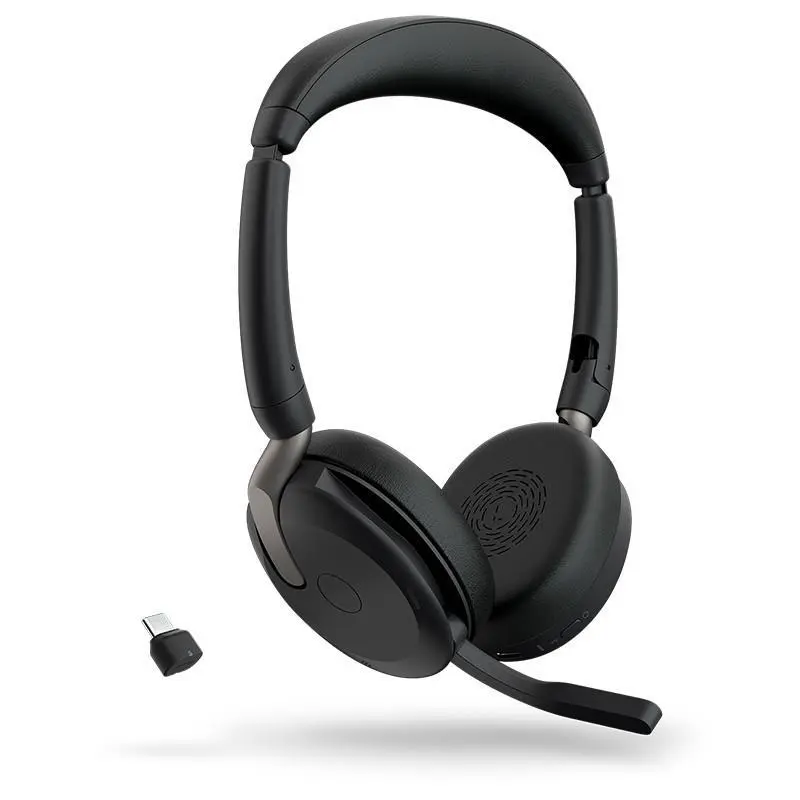 Căști wireless Jabra Evolve2 65 Flex USB-A MS negru
