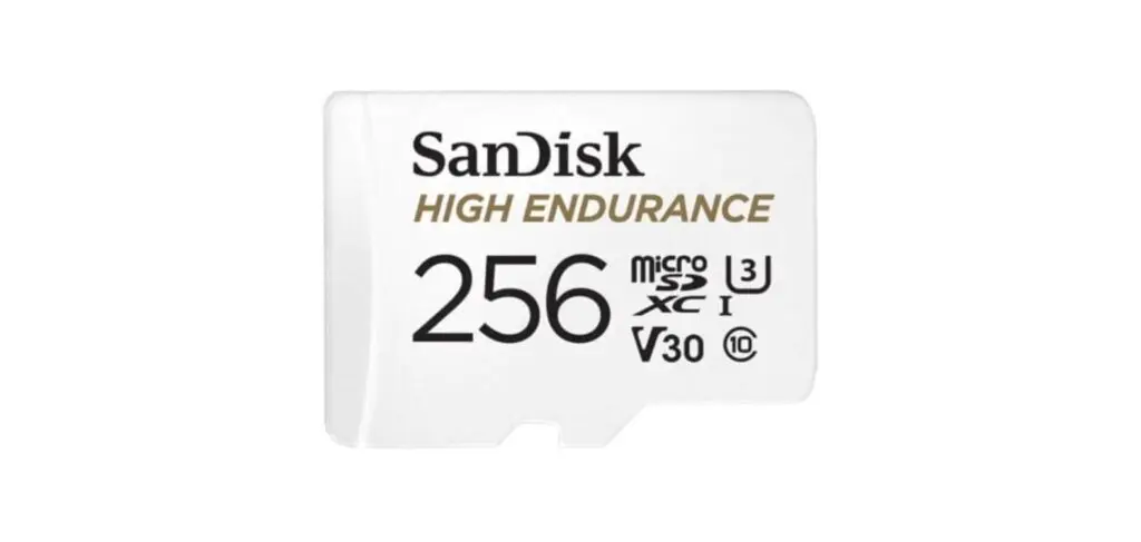 Card memorie SanDisk microSDXC High Endurance 256GB V30 U3