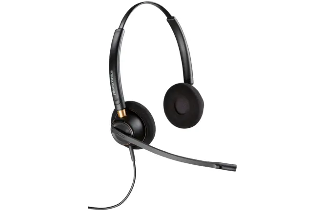 Căști Poly EncorePro 520 HP cu fir binaurale Quick Disconnect
