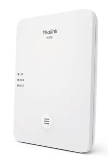 Stație de bază multi DECT Yealink W80B Alb