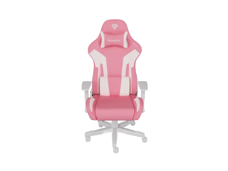 Scaun gaming Genesis Nitro 710 roz alb piele ecologică