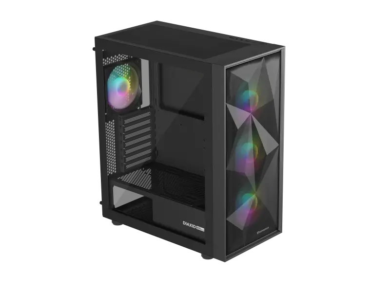 Carcasa Natec Genesis Diaxid 605 ARGB Mid Tower neagra