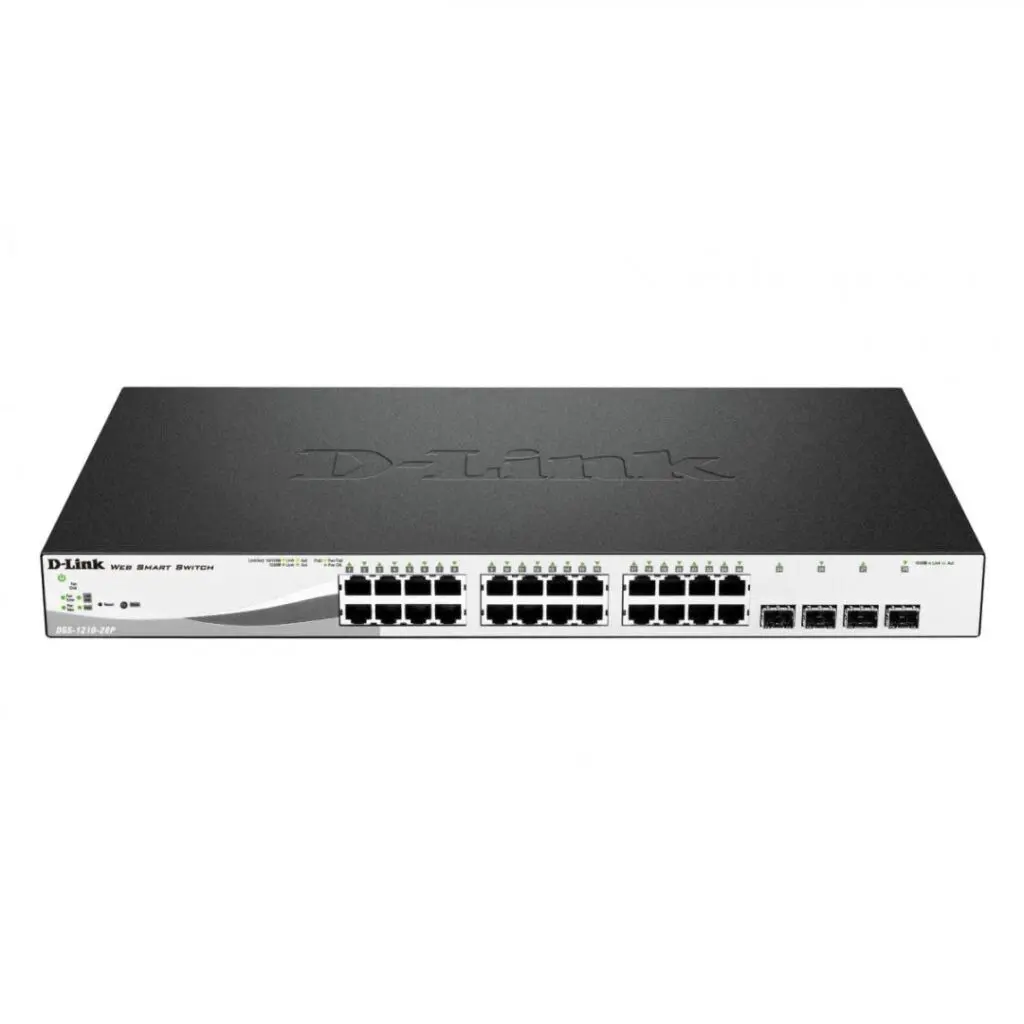 Switch D-Link DGS-1210-28MP 28 porturi Gigabit PoE+