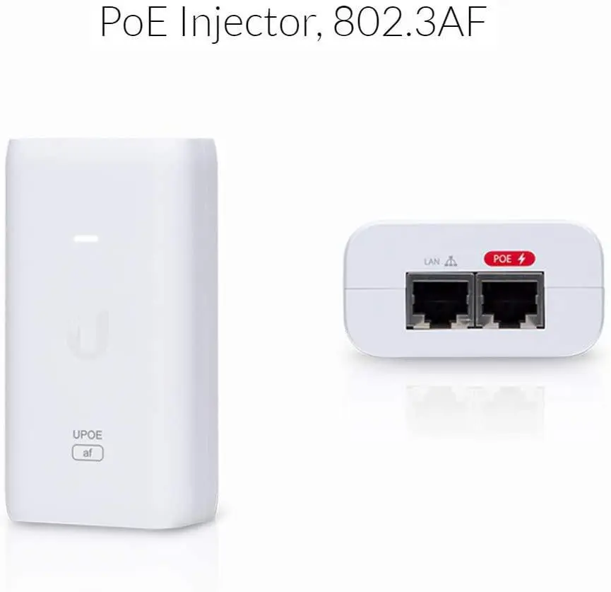 Injector PoE Ubiquiti U-POE-AF 802.3af 15W Gigabit