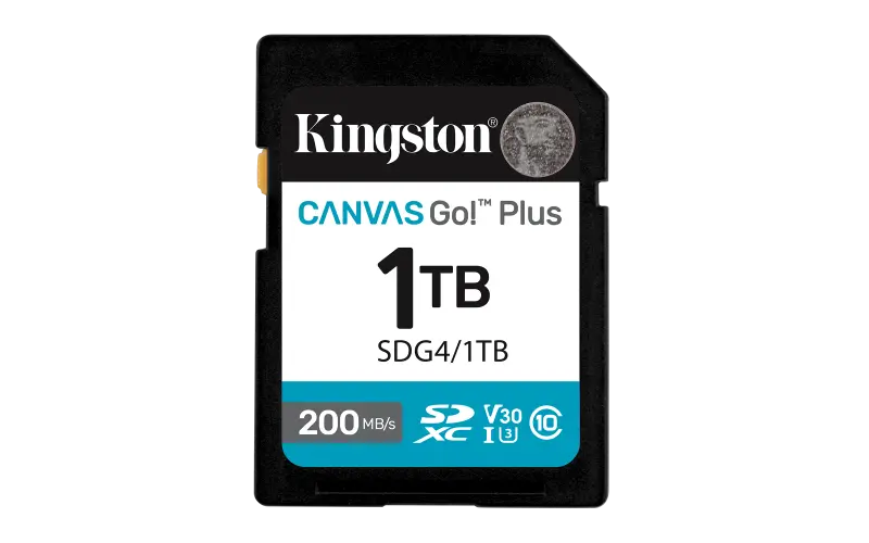 Card memorie Kingston Canvas Go Plus 1TB SDG4/1TB SDXC UHS-I U3 V30