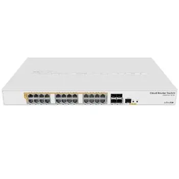 Switch MikroTik CRS328-24P-4S-RM 24 porturi PoE 4 SFP+