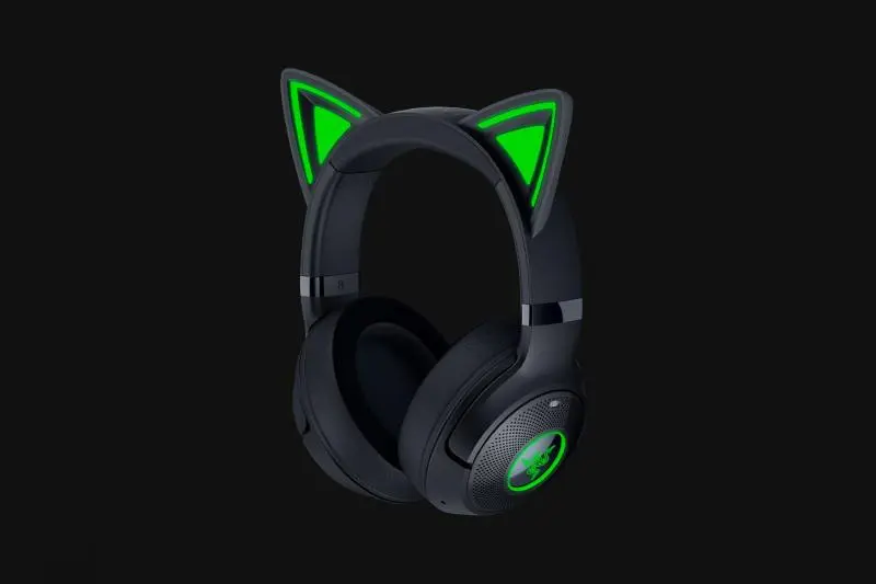 Căști gaming wireless Razer Kraken Kitty V2 BT Chroma RGB negru