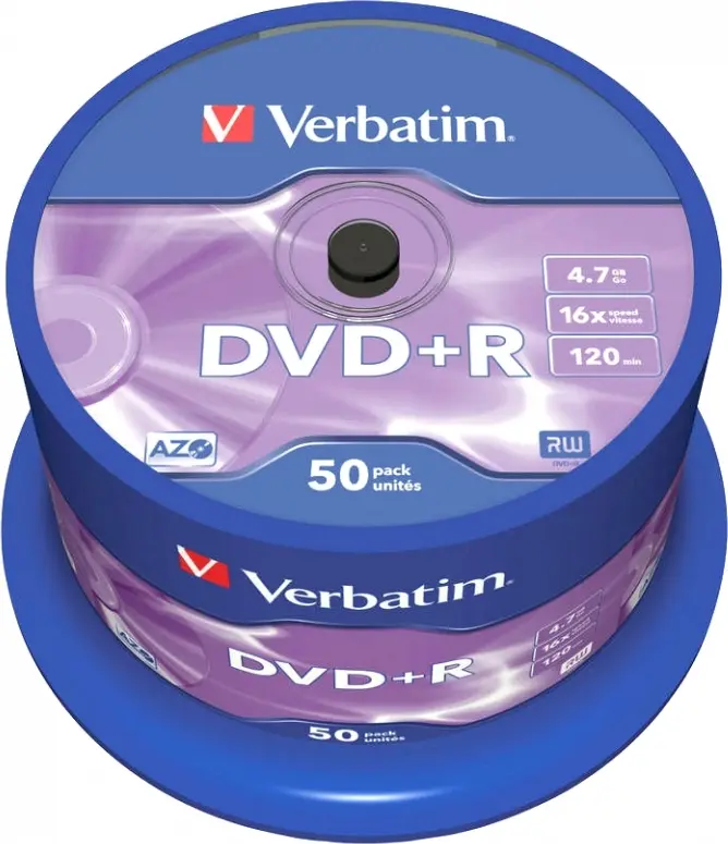 DVDPlusR Verbatim AZO 50 buc 4.7GB 16x