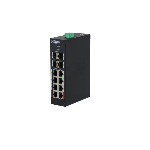 Switch Dahua DH-HS4412-8ET-120 PoE 12 porturi