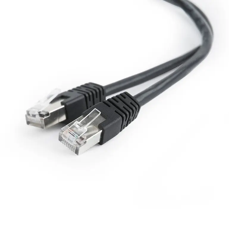 Cablu UTP Spacer Cat5e 10m Negru AWG26