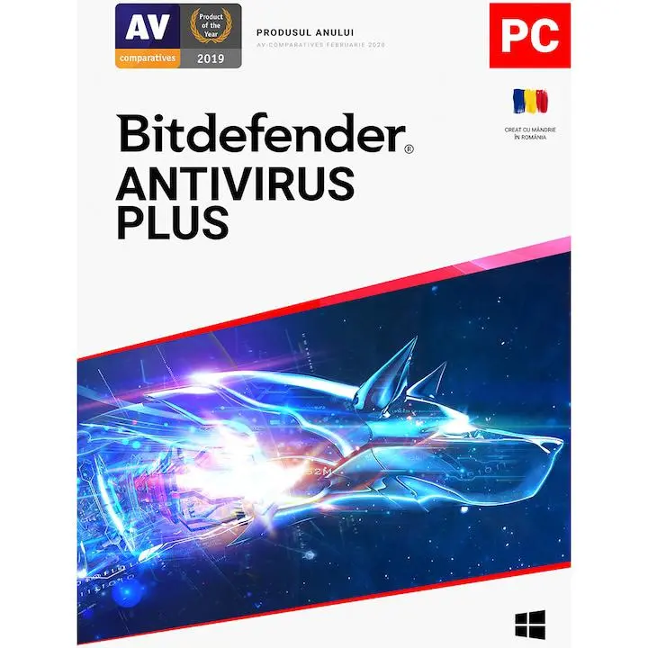 Bitdefender Antivirus Plus 10 dispozitive 2 ani