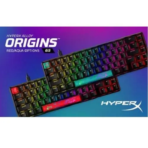 Tastatură HP HyperX Alloy 65 Aqua RGB