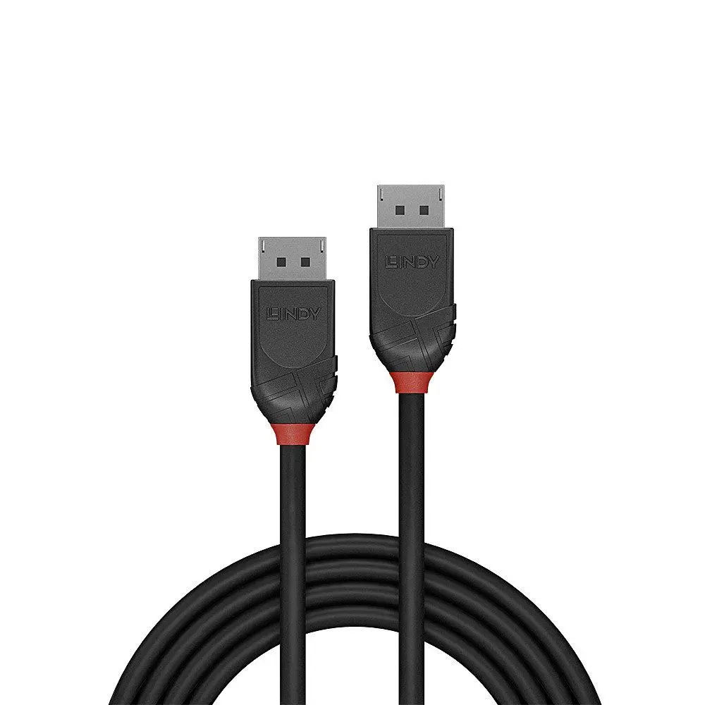 Cablu Lindy DisplayPort 1-2 0-5m negru