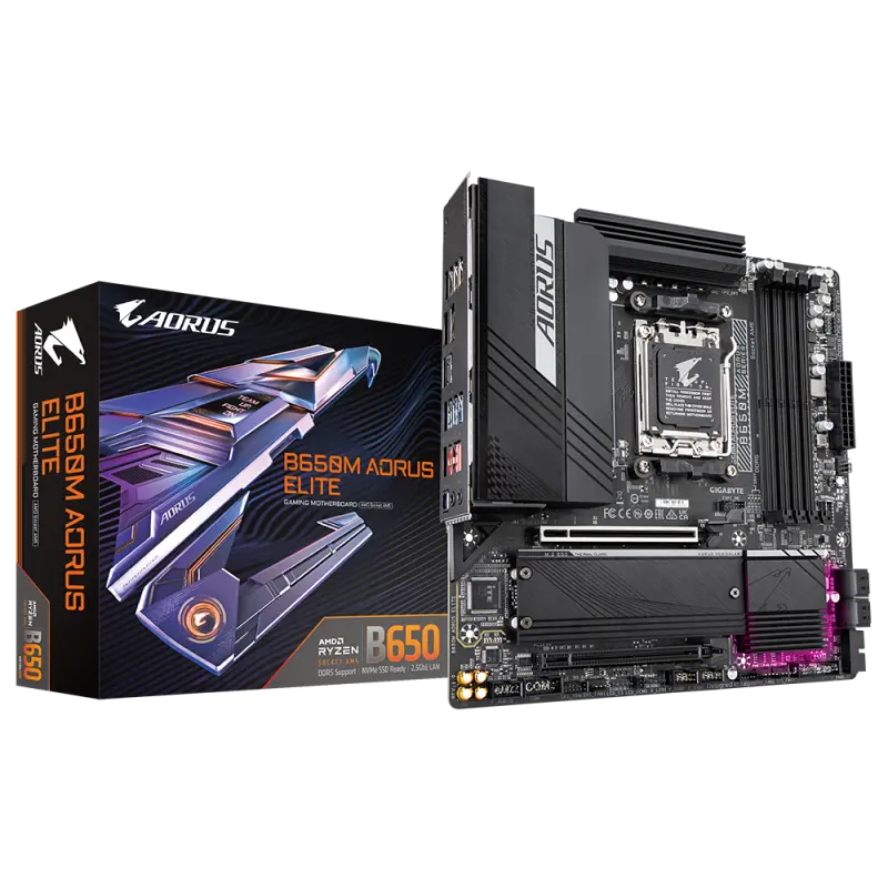 Placă de bază Gigabyte B650M AORUS ELITE AM5 mATX