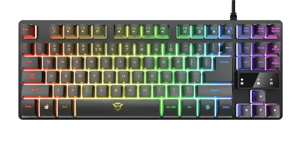 Tastatura gaming Trust GXT 833 Thado TKL negru