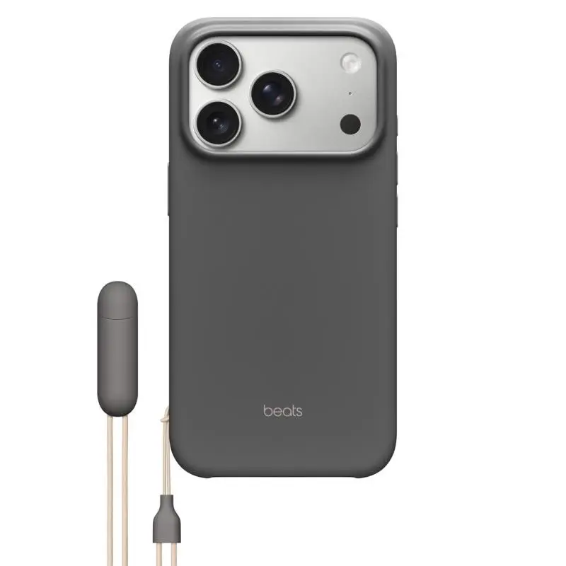 Husă Beats iPhone 17 Pro Kickstand MagSafe Camera Control gri granit