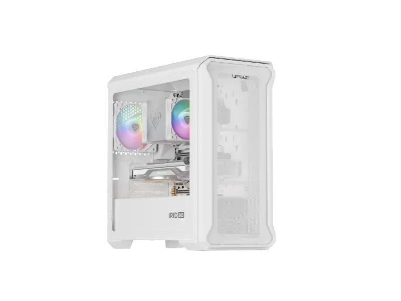 Carcasă Genesis Irid 503 ARGB Lite Alb Mini Tower