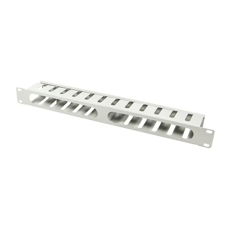 Panou gestionare cabluri LogiLink ORCC01G 19 inch 1U capac gri