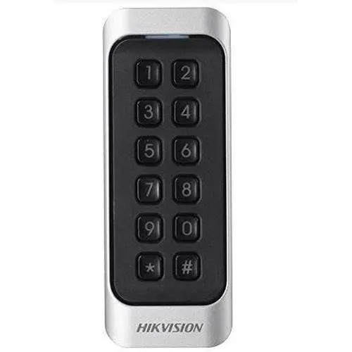 Cititor card Hikvision DS-K1107AMK Mifare 13.56MHz tastatură IP65