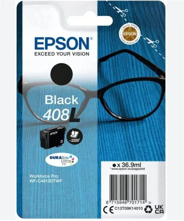 Cartuș Epson 408L negru DURABrite Ultra