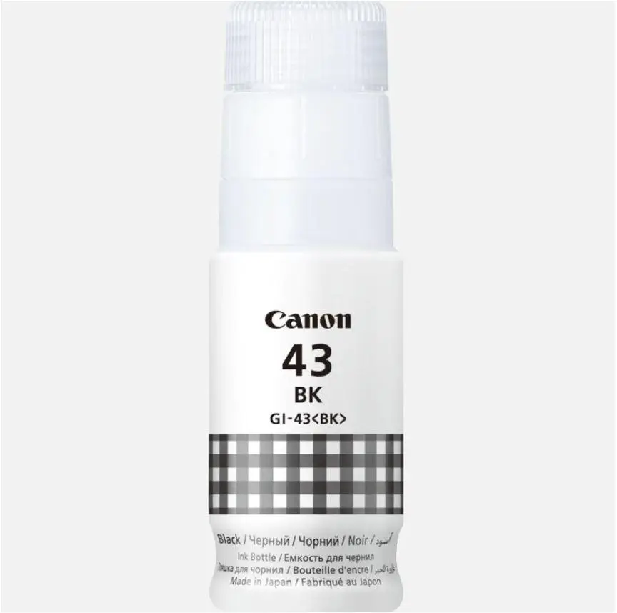 Flacon cerneală Canon GI-43 BK negru 60 ml PIXMA G540 G640