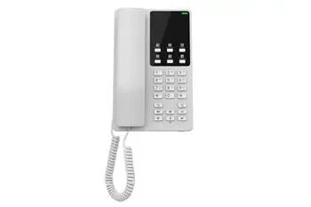 Telefon IP Grandstream GHP620W hotel Wi-Fi 6 2 linii SIP alb