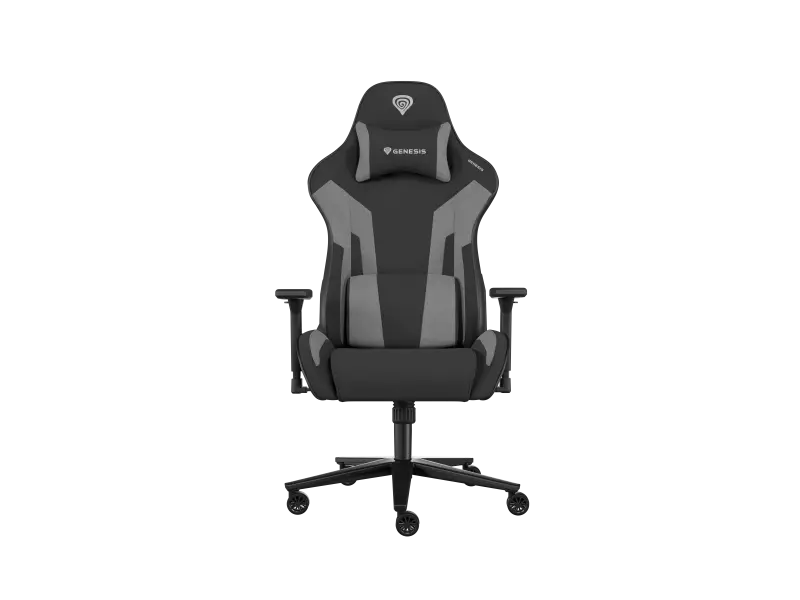 Scaun gaming Genesis Nitro 720, PU sintetic + textil, reglabil, negru/gri