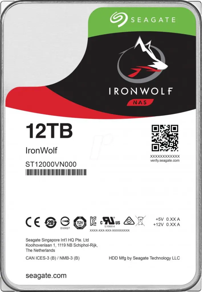 HDD Seagate IronWolf NAS 12TB SATA