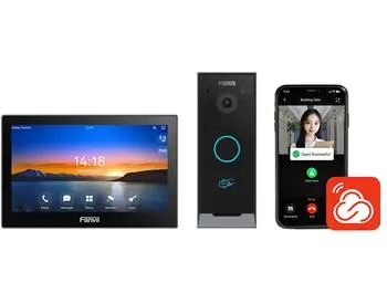 Kit interfon Fanvil VIK-01 i504W i60 aplicație