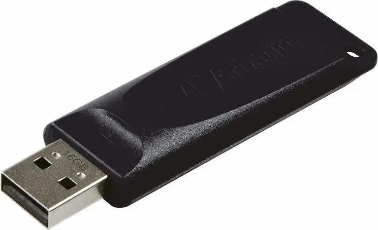 Memorie USB Verbatim Slider 16GB USB 2.0 neagră