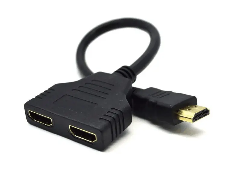 Adaptor Gembird DSP-2PH4-04 HDMI A tata 2x mama negru