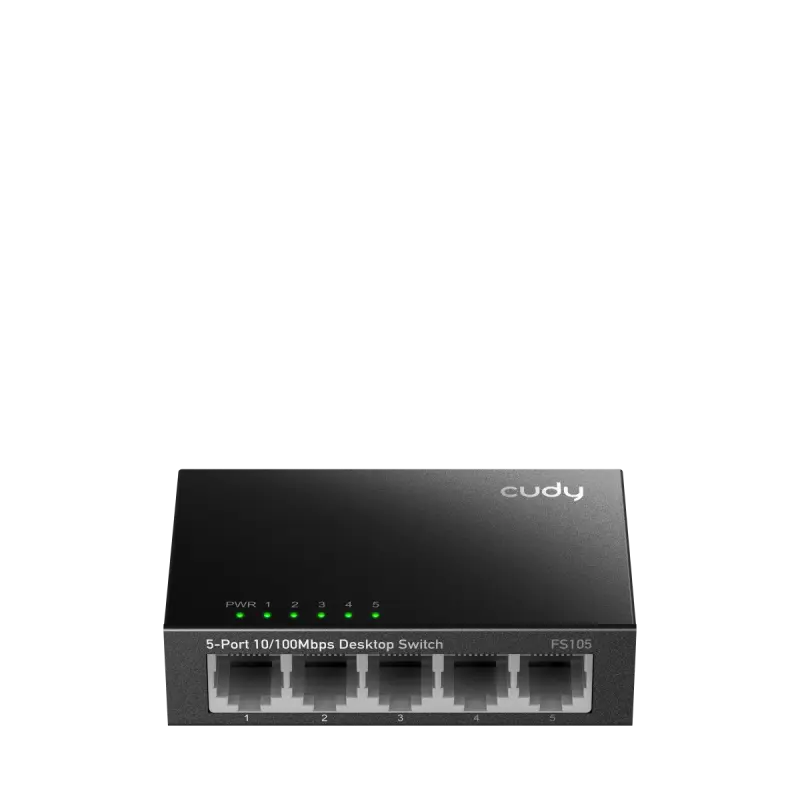 Switch Cudy FS105 5 porturi 10/100 Mbps negru