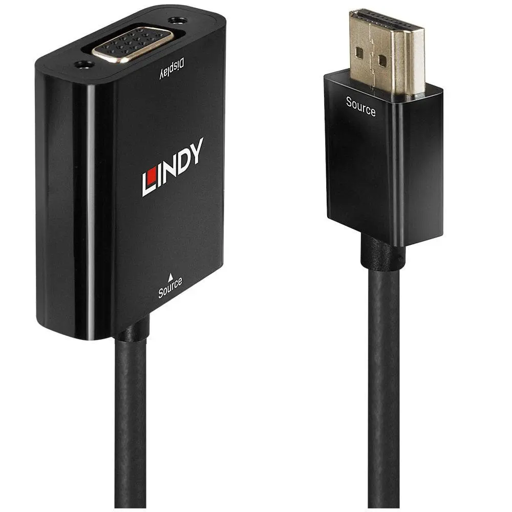 Adaptor Lindy 38291 HDMI la VGA negru