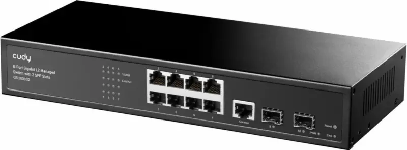 Switch Cudy GS2008S2 8 porturi Gigabit 2 SFP L2
