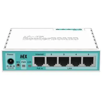 Router MikroTik RB750Gr3 hEX 5 porturi Gigabit