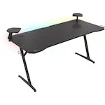 Birou gaming Genesis Holm 510 RGB 160×75 cm negru
