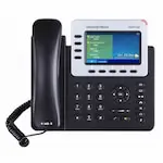 Telefon IP Grandstream GXP2140 negru, display color 4,3 inch PoE
