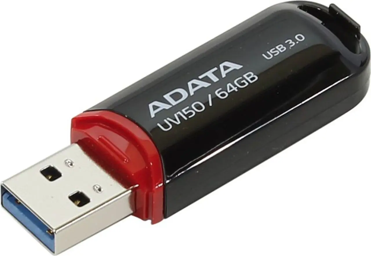 Memorie USB 3.2 ADATA 64 GB UV150 Negru