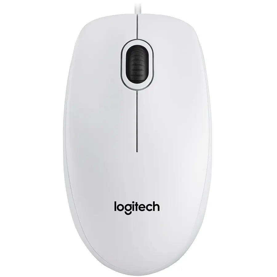 Mouse Logitech B100 Alb USB Optic 800 DPI