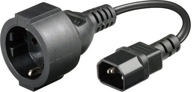 Cablu alimentare Gembird PC-SFC14M-01 C14 Schuko 10A 0.15m