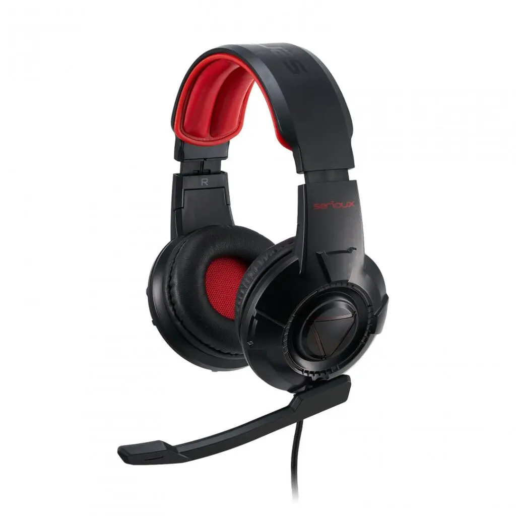 Căști gaming Serioux Ruari, cu microfon, negru
