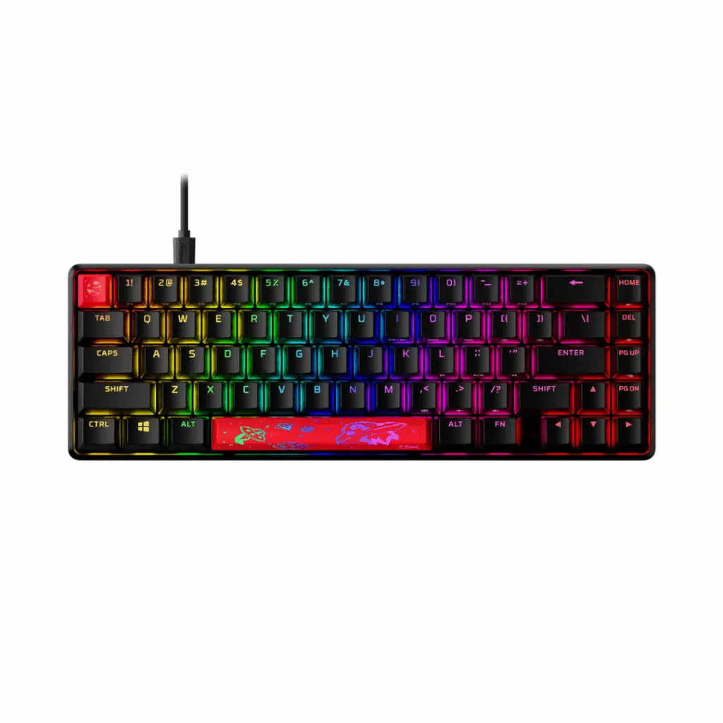 Tastatură HyperX Alloy Origins 65 RGB HX Red US neagră