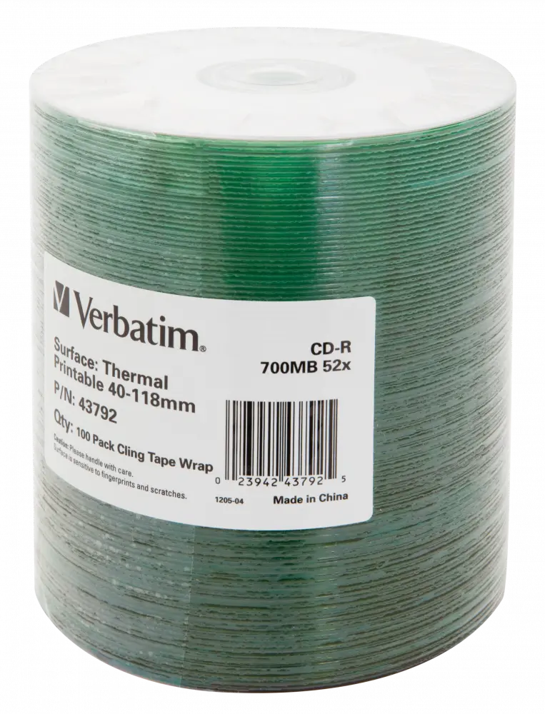 CD-R Verbatim 700MB 52x 100 buc wrap spindle