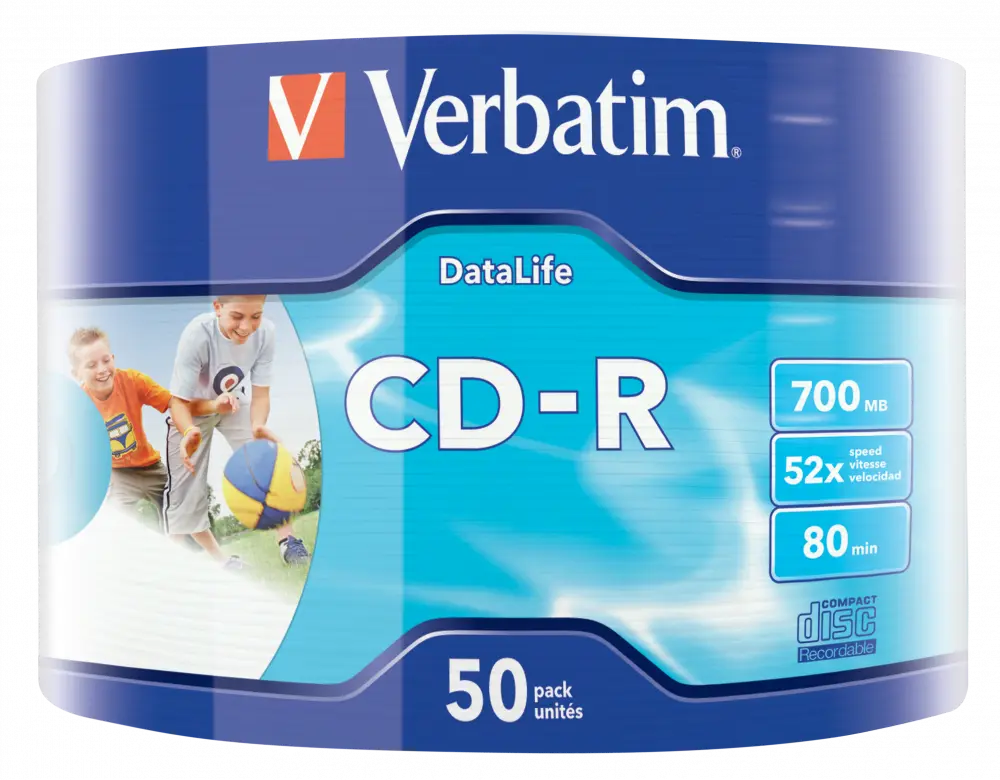CD-R Verbatim 43794 50 buc 700MB 52x inkjet printable