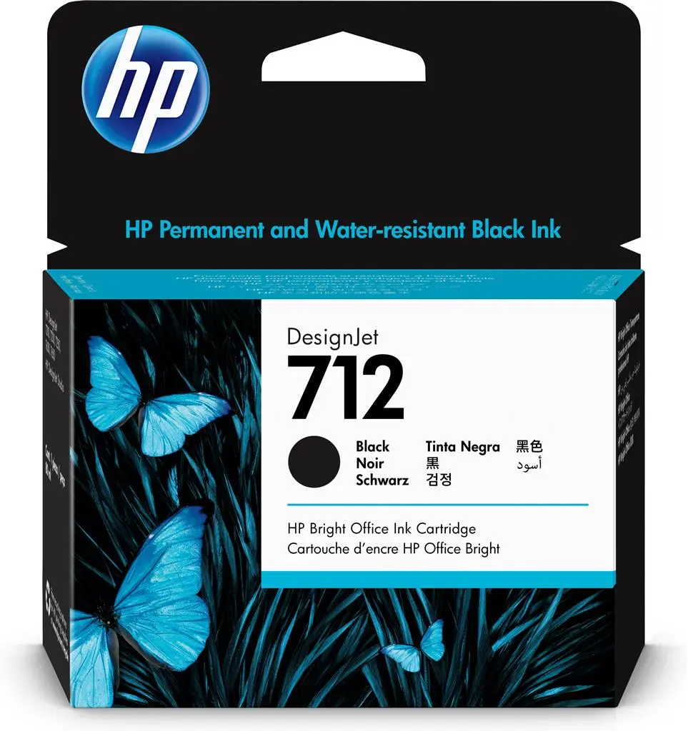 Cartuș cerneală HP 712 3ED71A Negru 80 ml