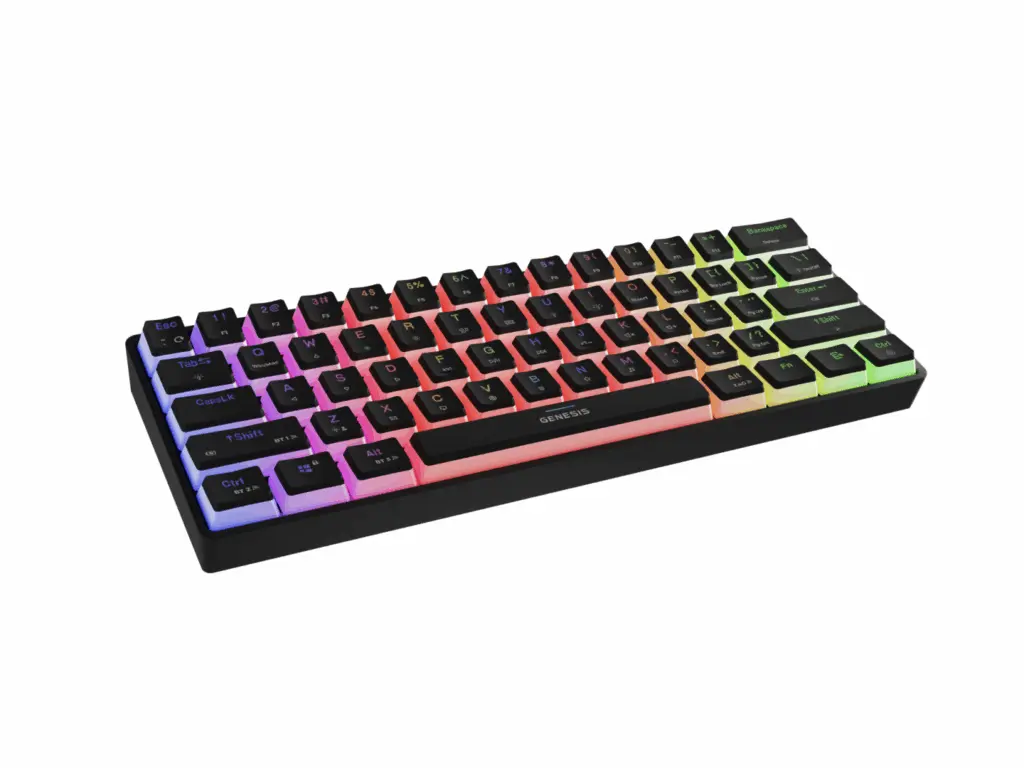 Tastatură mecanică wireless Genesis THOR 660 G2 Gateron Brown neagră