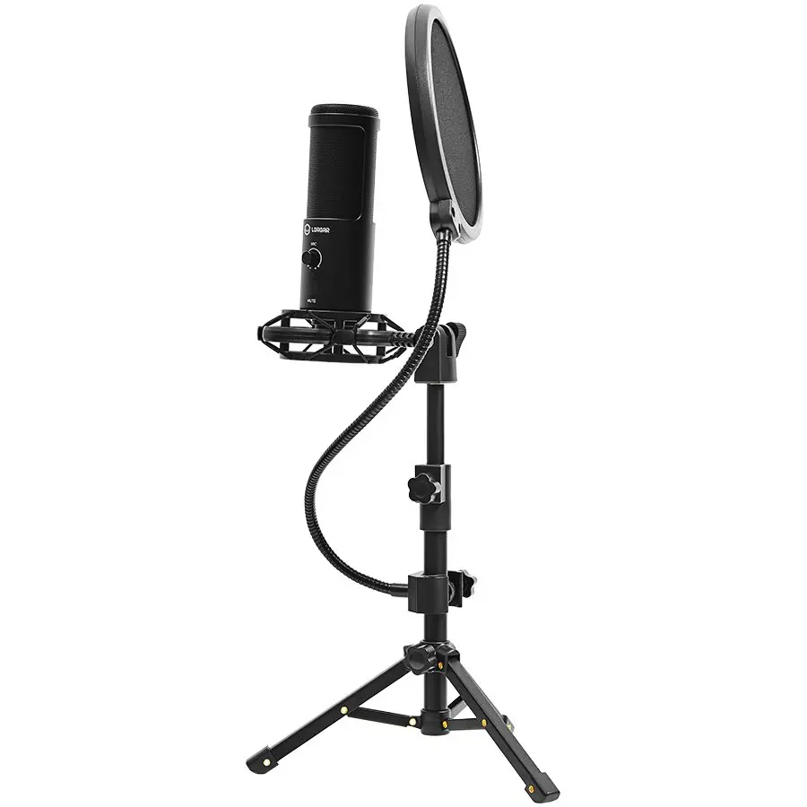 Microfon gaming Lorgar Voicer 721 USB cardioid Negru