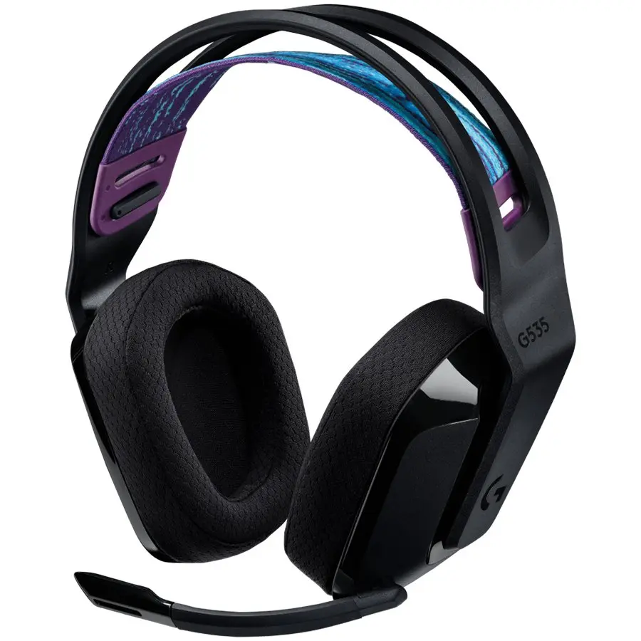 Casti gaming wireless Logitech G535 Lightspeed negru